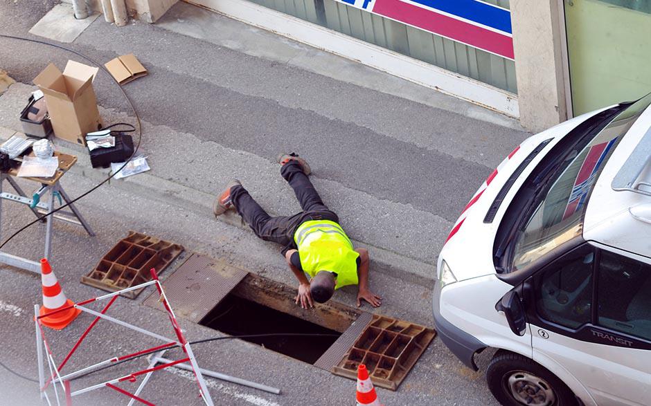 débouchage d'égout Louvres
